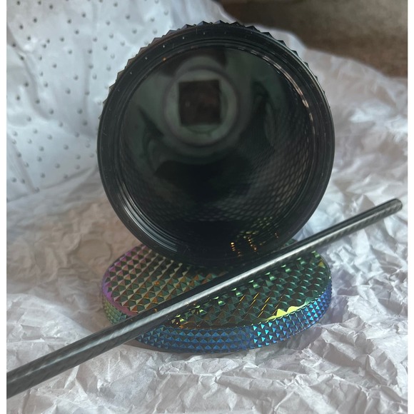 Bundle Fall 2023 Starbucks Oil Slick Rainbow Studded Cold Cup 24oz & 16oz - Picture 8 of 9